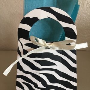 Zebra gift bag